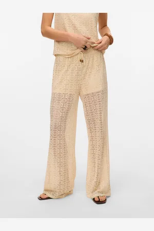 VERO MODA Vmmaya Średnia Talia Spodnie