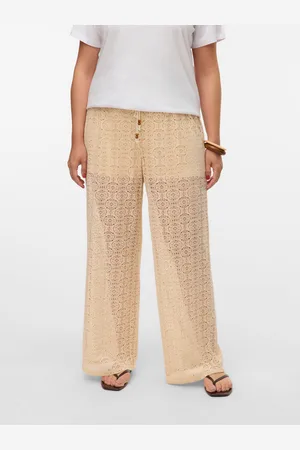 VERO MODA Vmcmaya Średnia Talia Spodnie