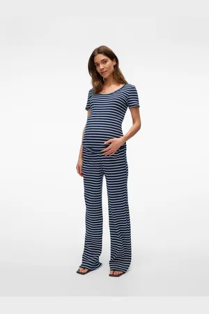 Mama;licious Krój Wide Leg Spodnie