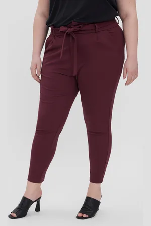 VERO MODA Vmceva Wysoki Stan Spodnie