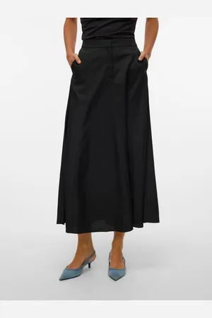 VERO MODA Vmalice Wysoka Talia Długa Spódnica