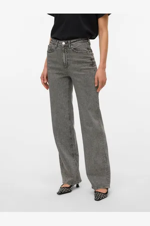VERO MODA Vmtessa Wysoki Stan Krój Wide Leg Jeans