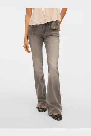 VERO MODA Vmjean Niski Stan Krój Flared Jeans