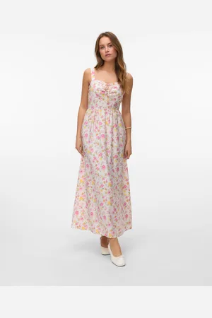 VERO MODA Vmjasmine Długa Sukienka