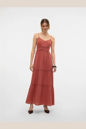VERO MODA Vmquincy Długa Sukienka