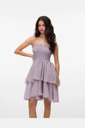 VERO MODA Snruby Krótka Sukienka