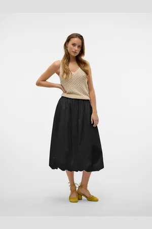 VERO MODA Vmfriba Wysoka Talia Długa Spódnica