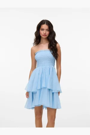 VERO MODA Snruby Krótka Sukienka