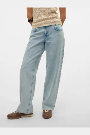 VERO MODA Vmrancy Średni Stan Krój Wide Leg Jeans