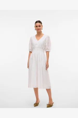VERO MODA Vmyusra Długa Sukienka