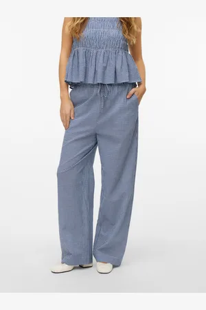 VERO MODA Vmroberta Wysoka Talia Spodnie