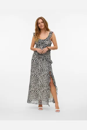 VERO MODA Vmlouise Długa Sukienka
