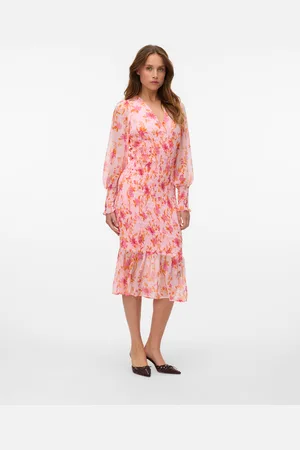 VERO MODA Vmflora Długa Sukienka