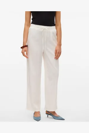 VERO MODA Vmjesmilo Średnia Talia Spodnie