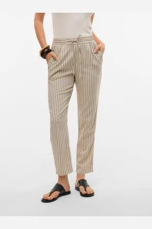VERO MODA Vmjesmilo Średnia Talia Spodnie