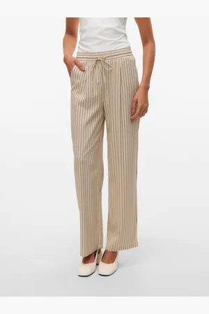 VERO MODA Vmjesmilo Średnia Talia Spodnie