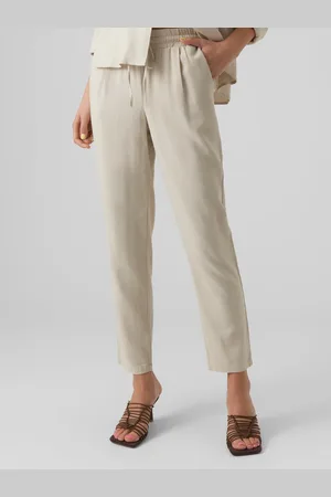 VERO MODA Vmjesmilo Średnia Talia Spodnie