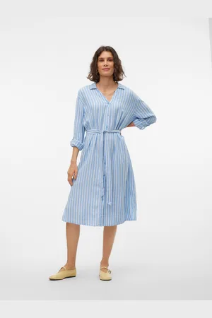VERO MODA Vmlinn Sukienka Koszulowa