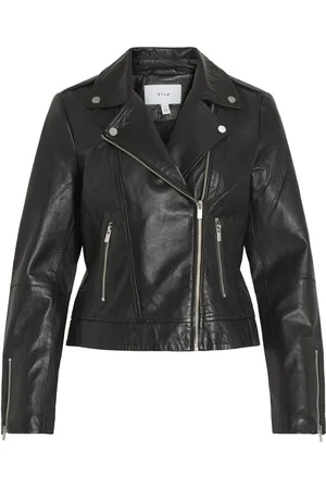 VILA Biker Look Leather Jacket