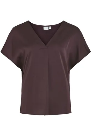 VILA Viellette V-neck Short Sleeved Top