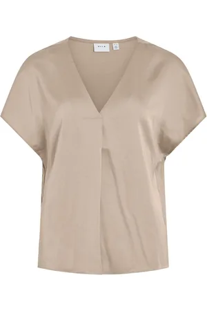 VILA Viellette V-neck Short Sleeved Top