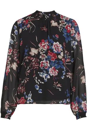 VILA High Neck Long Sleeved Blouse
