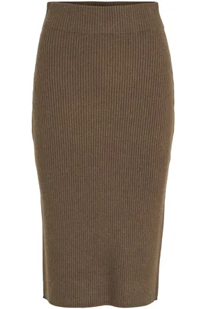 VILA Knitted Pencil Skirt