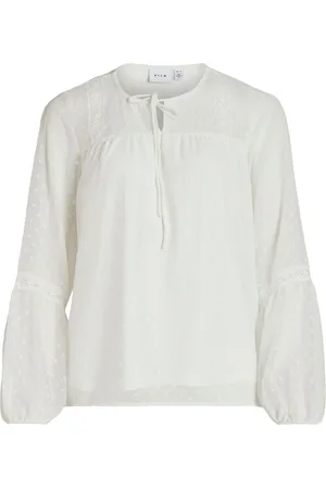 VILA Viedee Detailed Long Sleeved Blouse