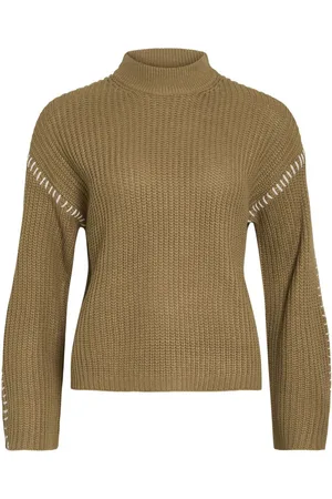 VILA Przeszycie Sweter Z Dzianiny