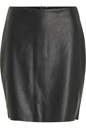 VILA Vidagmar Coated Mini Skirt