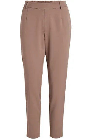VILA Vivarone Slim Fit High Waisted Trousers