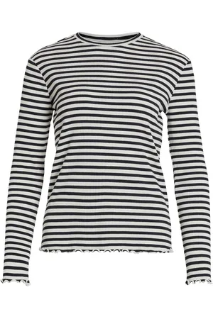VILA Vithessa Ribbed Long Sleeved Top