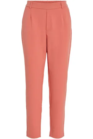 VILA Vivarone Slim Fit High Waisted Trousers
