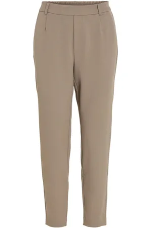 VILA Vivarone Slim Fit High Waisted Trousers