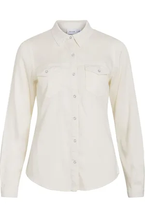 VILA Vibista Pocket Denim Shirt