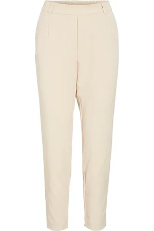 VILA Vivarone Slim Fit High Waisted Trousers