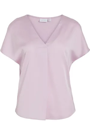 VILA Viellette V-neck Short Sleeved Top