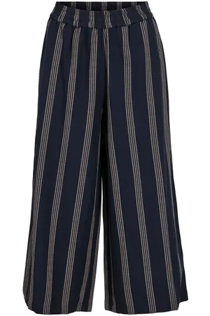 VILA Wysoki Stan Spodnie Typu Cropped