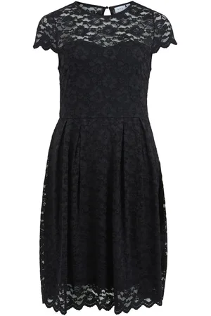 VILA Short Sleeved Lace Party Dress