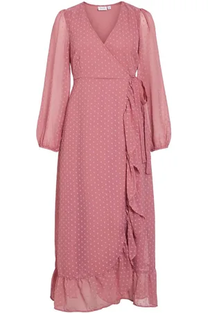 VILA Long Sleeved Maxi Dress