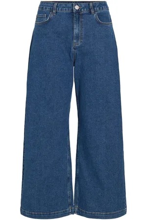 VILA Wysoki Stan Kuloty Jeansowe