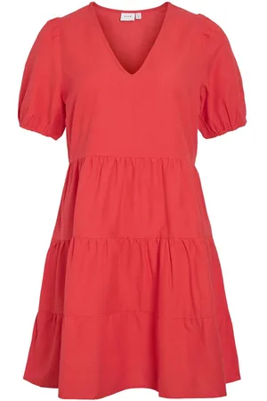 VILA Short-sleeved Short Dress