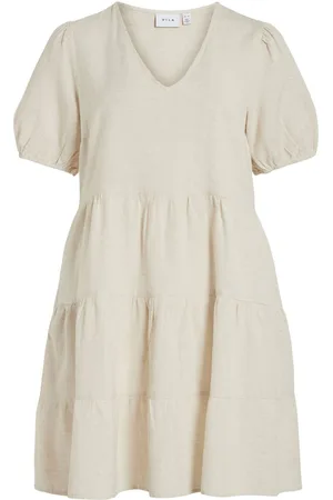 VILA Short-sleeved Short Dress