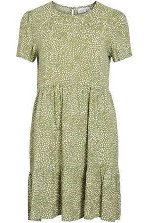 VILA Short Sleeved Knee-length Dress