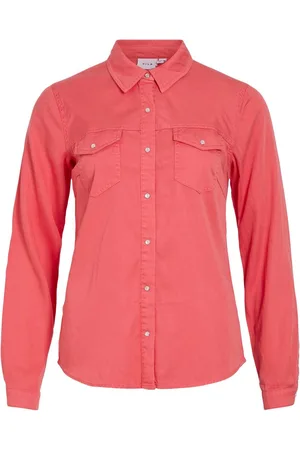 VILA Vibista Pocket Denim Shirt