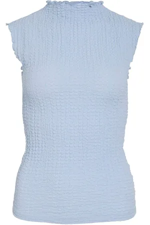 VILA Videlia High Neck Top Bez Rękawów