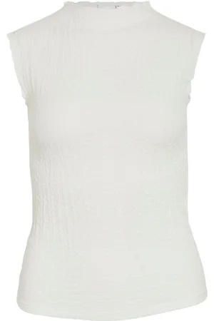 VILA Videlia High Neck Top Bez Rękawów