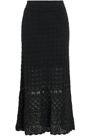 VILA Dzianina Spódnica Maxi