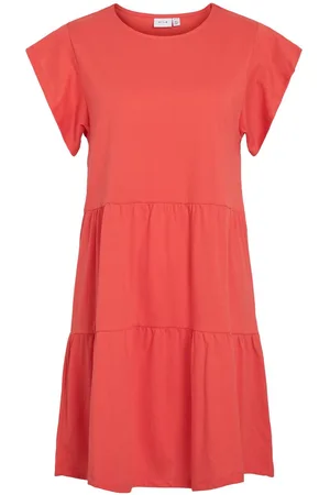 VILA Visummer Cap Sleeved Mini Dress