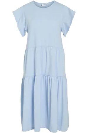 VILA Visummer Cap Sleeved Mini Dress